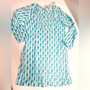Shrimp & Grits Kids girls swimsuit coverups tunic size 9-10 NWT